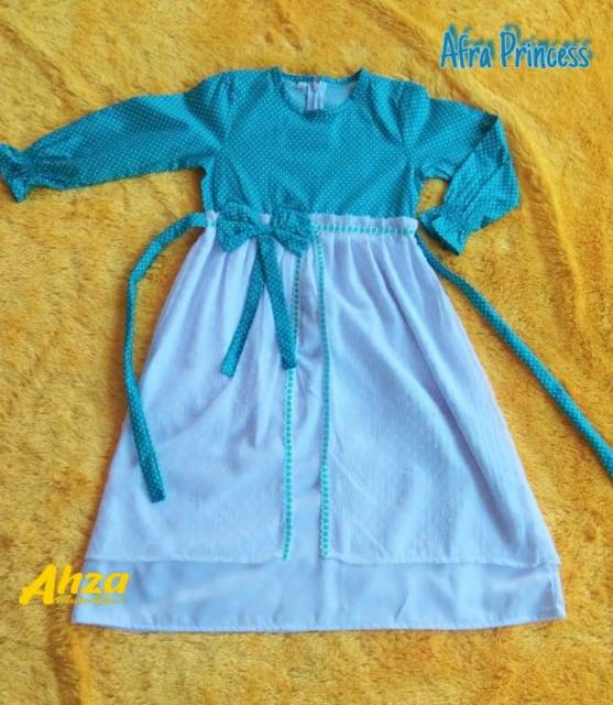 GAMIS AFRA PRINCESS SERIES By Ahza Collection / GAMIS ANAK / FASHION MUSLIM / FASHION ANAK