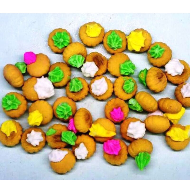 

Biskuit monas/Biskuit rose/Warna warni/250 gr