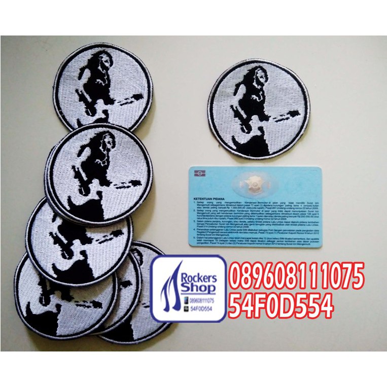 EMBLEM BORDIR LOGO JECOVOX UKURAN KECIL