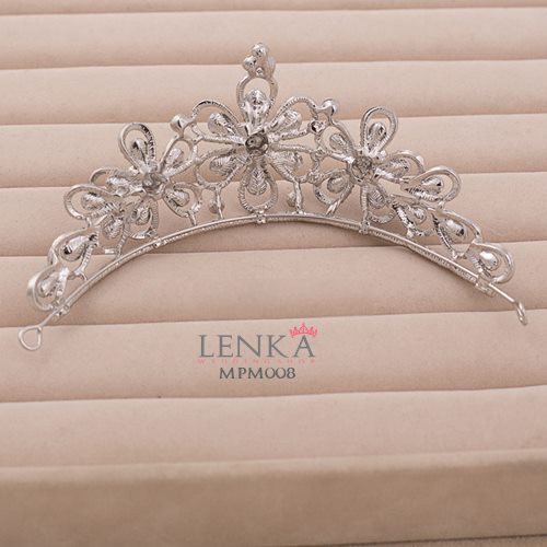 [STOK TERBATAS] AKSESORIS SANGGUL PENGANTIN WEDDING CROWN MAHKOTA MPM008