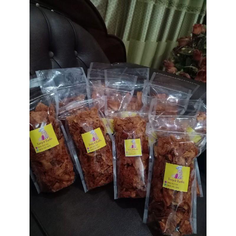 

Keripik Barbie (keripik setan rasa pedas gurih)