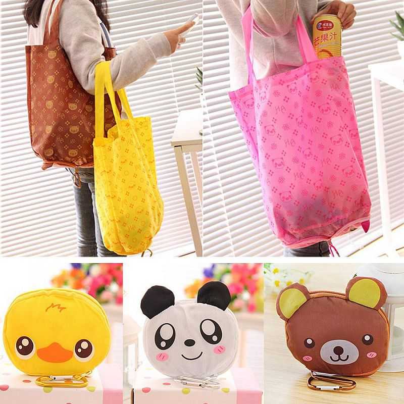 Shopping Bag Lipat Karakter Traveling Bag Cute Animal Tote Bag Motif Hewan Lucu / Tas Totebag Karakter Hewan Lucu Bisa Digunakan Untuk Apa Saja Multifungsi Dan Serbaguna