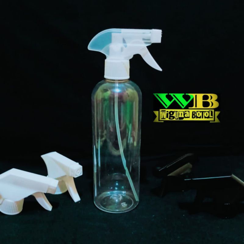 Botol Spray 500 ML model tinggi / Botol Kispray 500ml clear