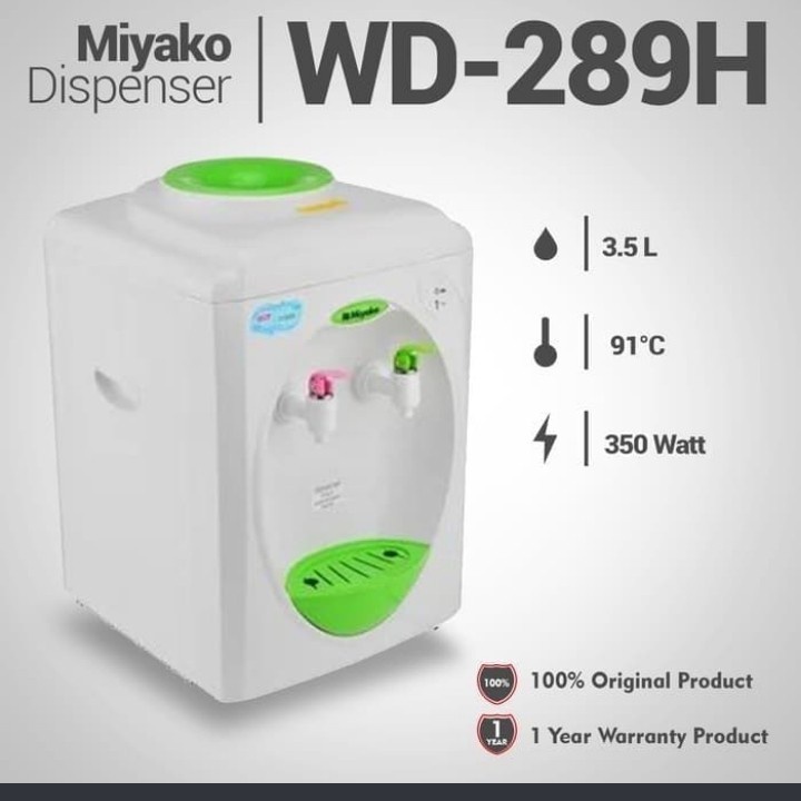 MIYAKO Dispenser / Water Dispenser WD 289 HC - Garansi Resmi 1 Tahun