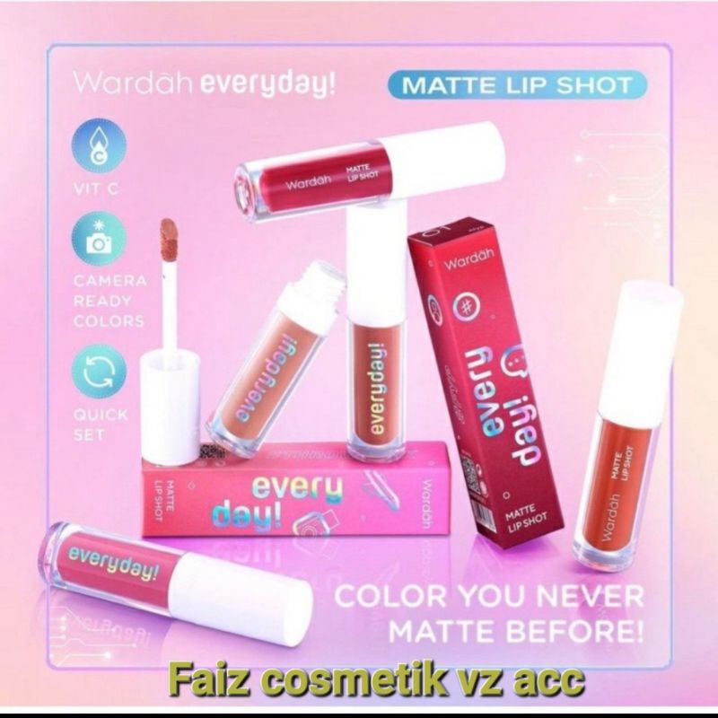 WARDAH Everyday Matte Lip Shot Lip Cream