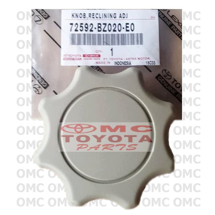 Putaran Stelan Knob Knop Jok Innova Avanza Xenia Rush Terios 72592-BZ020-E0