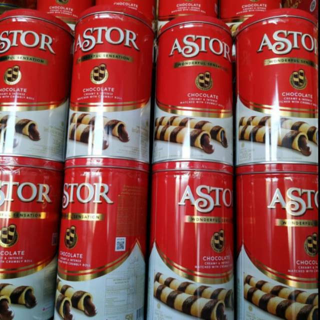 

Astor wafer stick kaleng 330gr