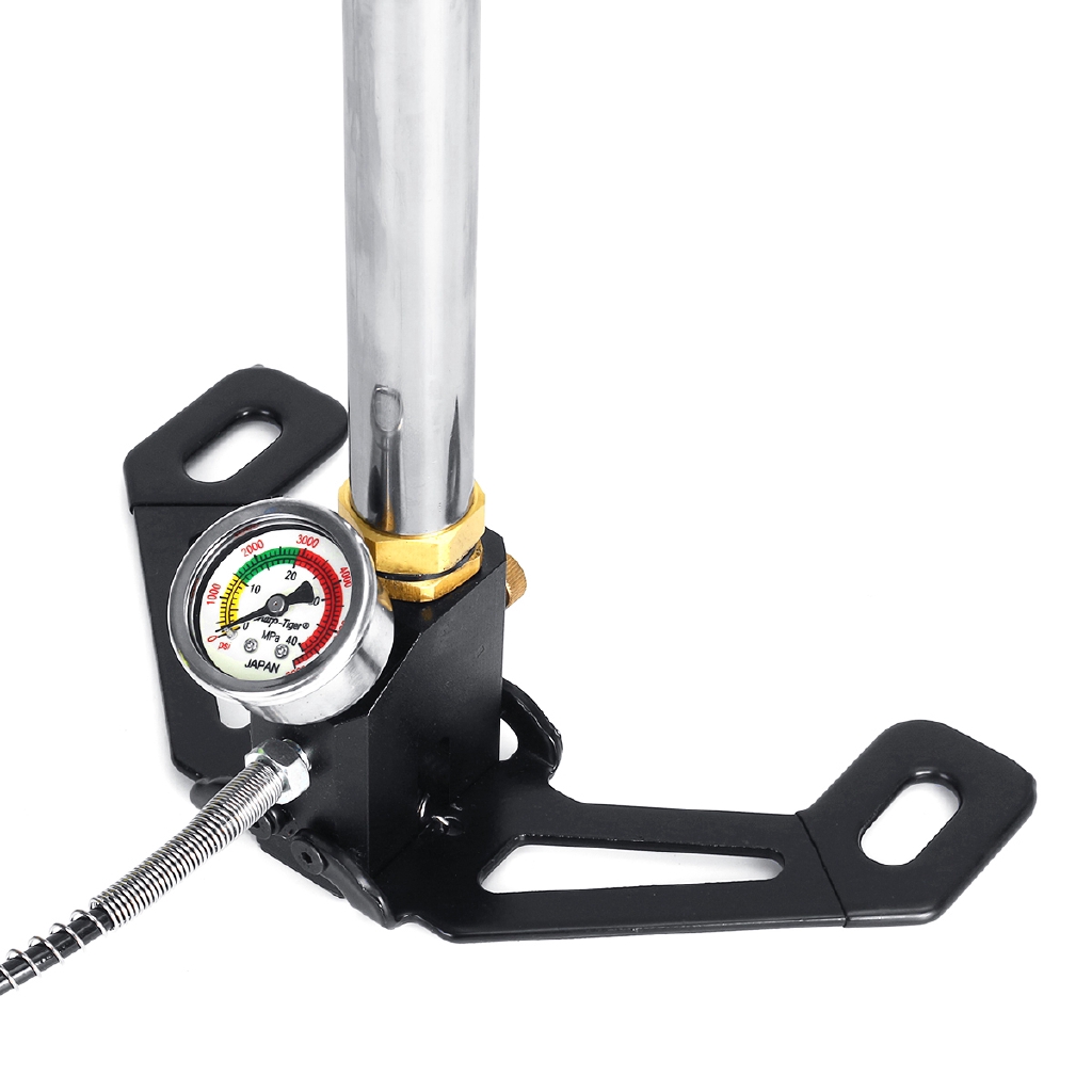 Tungsten Steel 3 Stage High Pressure Hand Pump Dapat PSI Stainless Steel PCP Air Gas Filling Pump