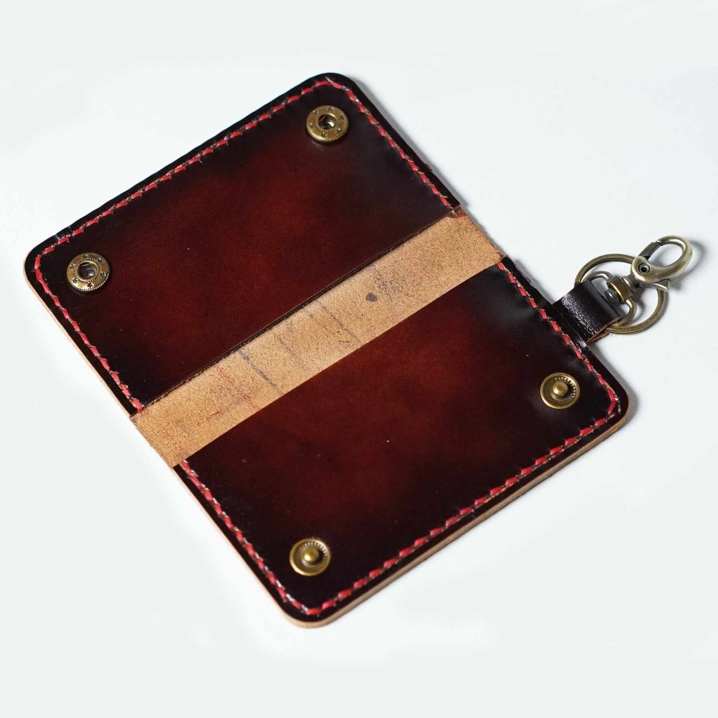 Dompet STNK GKIBT Gantungan Kunci Kulit Sapi Asli Brushoff Handmade