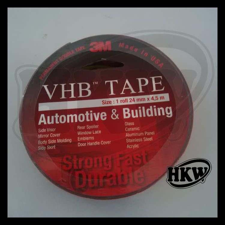

Double Tape 3M Vhb Lebar 24 Mm (4.5 Meter) Bermutu