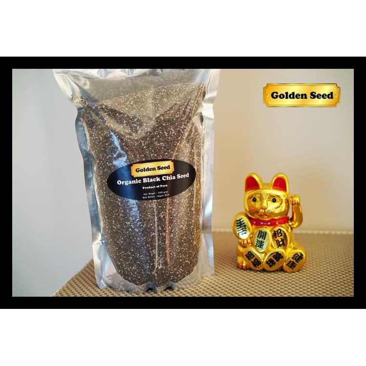 

Organic Black Chia Seeds 1 Kg - Chia Seed Chiaseed Chiaseeds 1 Kg Hemat