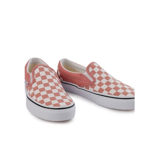 vans rose dawn checkerboard