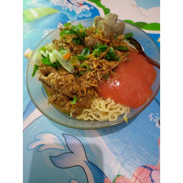 

Mie ayam seblak ceker baso