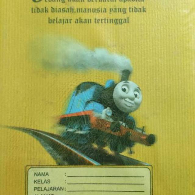 

Sampul buku coklat karakter
