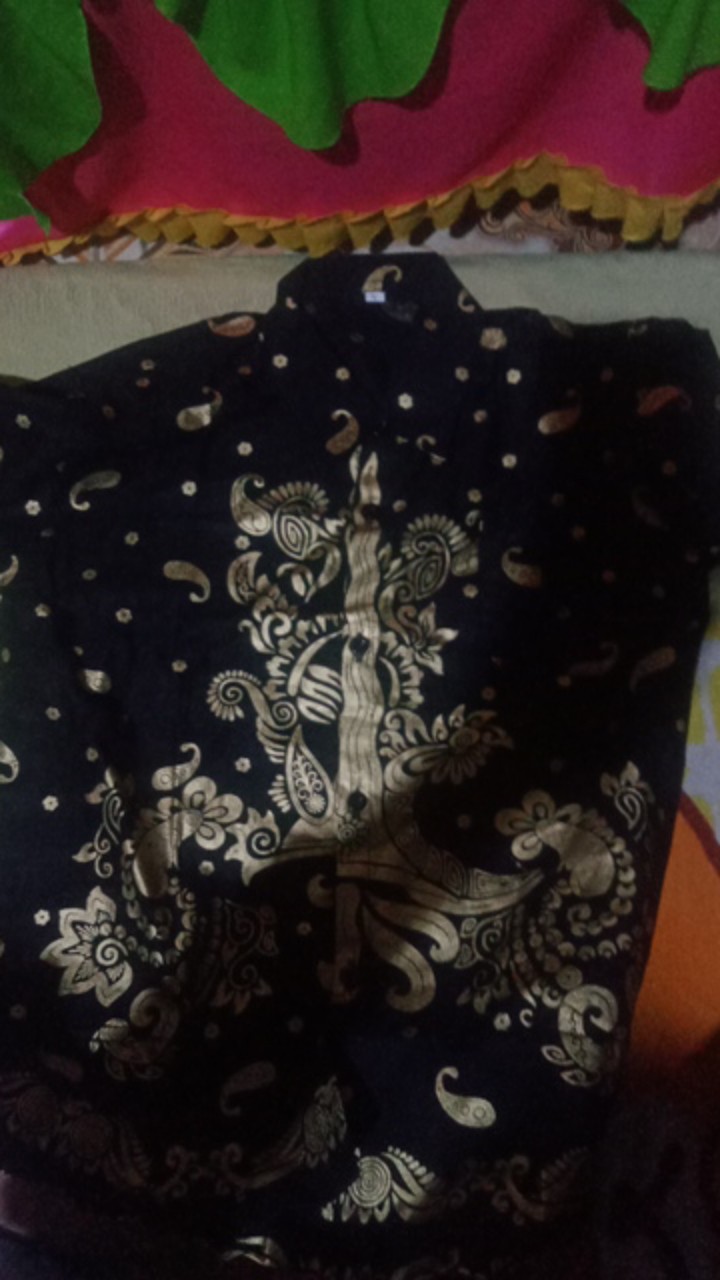 Batik Couple Keluarga Sania Ruffle Ori Ndoro Jowi Dnt Prodo Keris Ireng