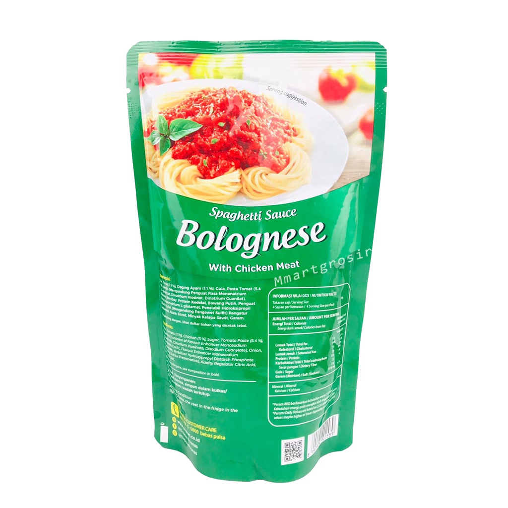 Pronas / saus sepageti bolognais / Daging ayam / daging sapi / 350g