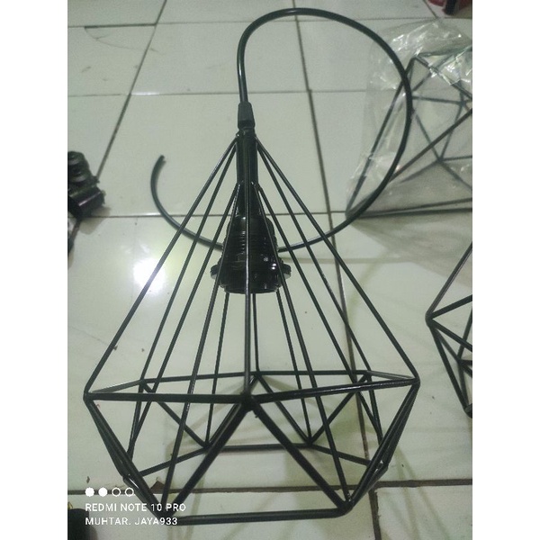 LAMPU GANTUNG HIAS MINIMALIS DEKORASI RUANG 1 CABANG