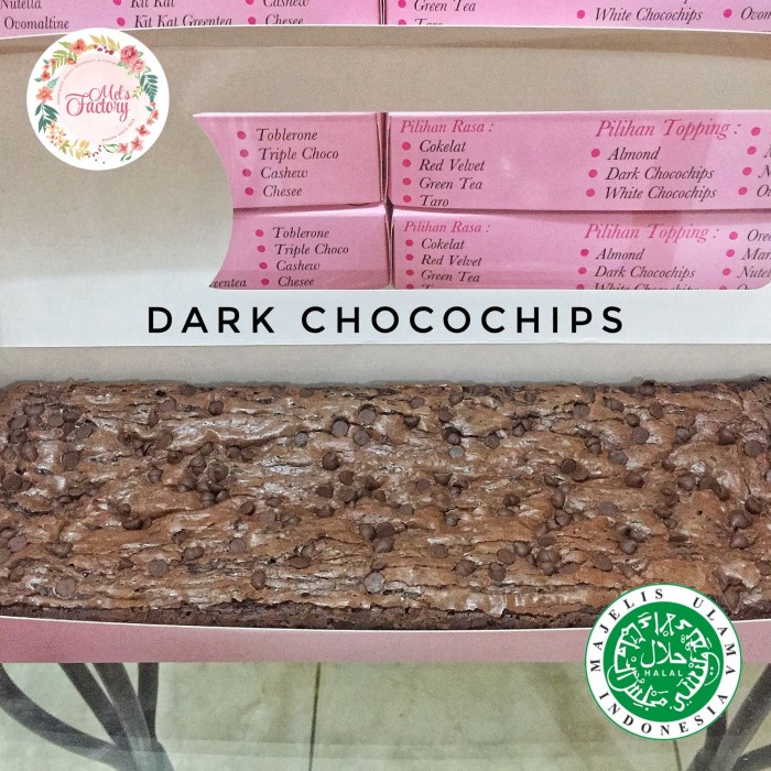 

FUDGY BROWNIES 1 TOPPING REGULAR