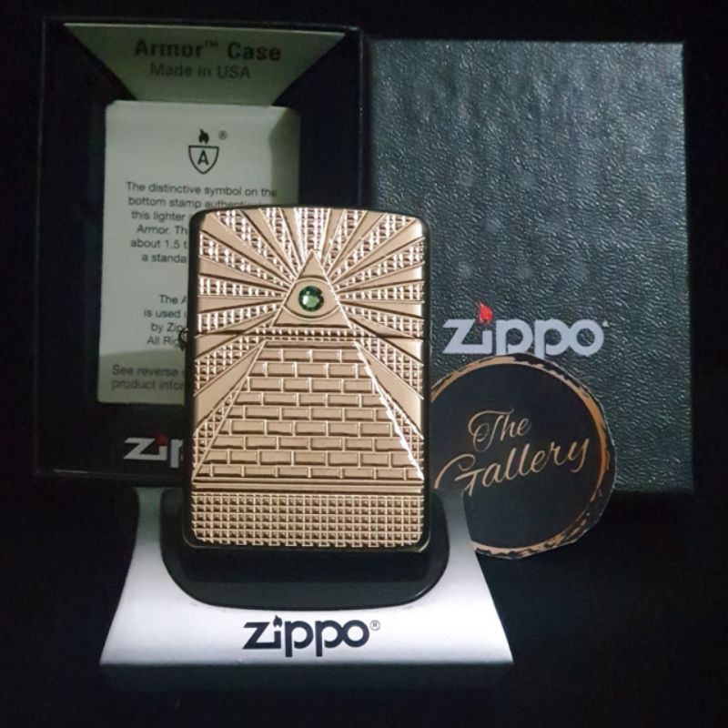 49060 ORIGINAL ZIPPO ARMOR EYE OF PROVIDENCE