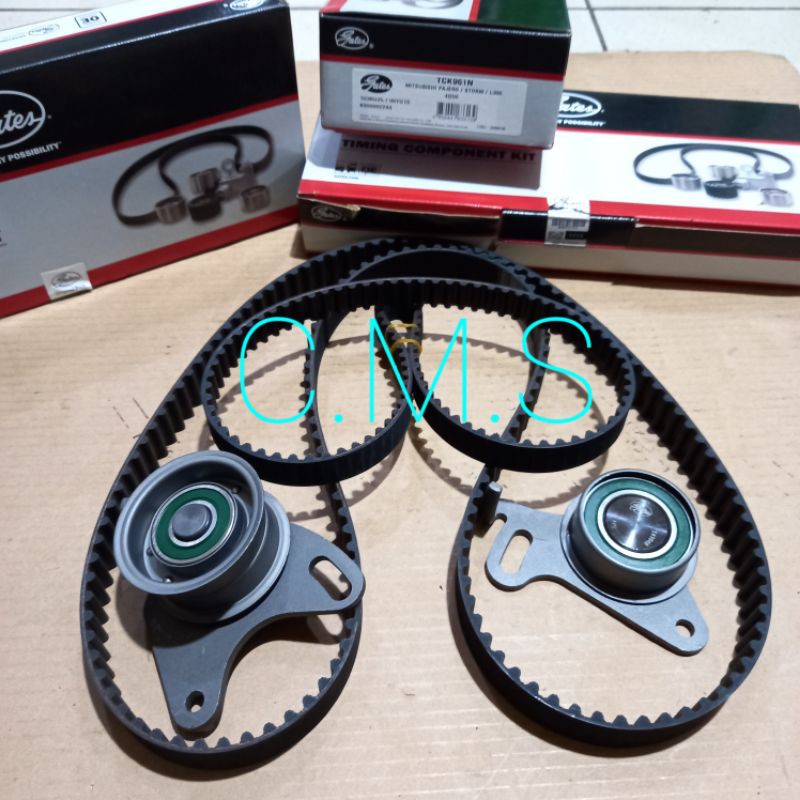 timing belt set mitsubishi pajero L300 diesel asli gates