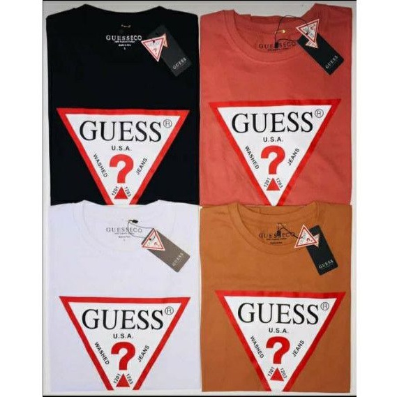 kaos Guess pria original import Quanlity