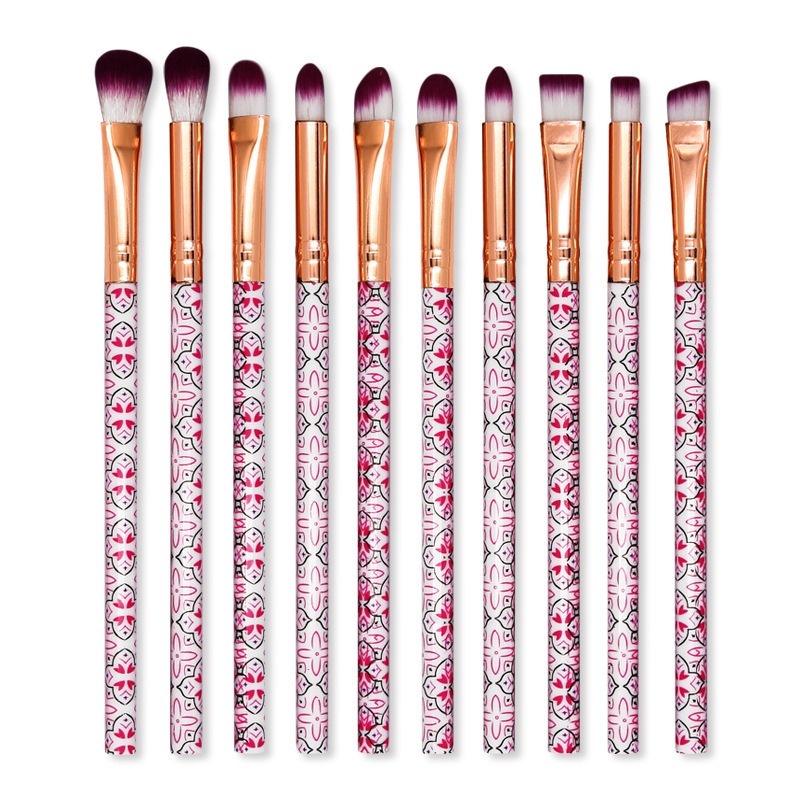 MARKAS Kuas Set B Makeup Brush Make Up Concealer Eyeshadow Foundation Isi 10Pcs/Pack