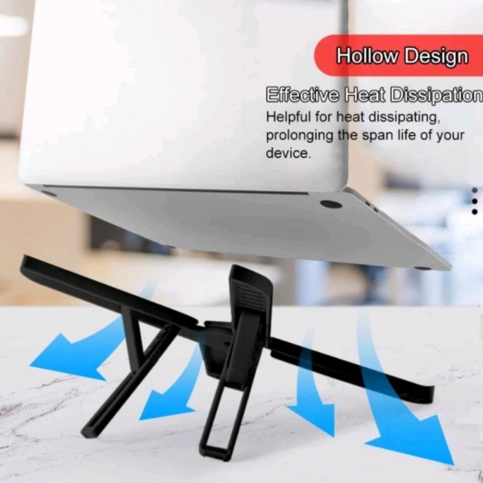 HOLDER STAND LAPTOP HD-42 DUDUKAN LAPTOP UNIVERSAL MULTIFUNGSI