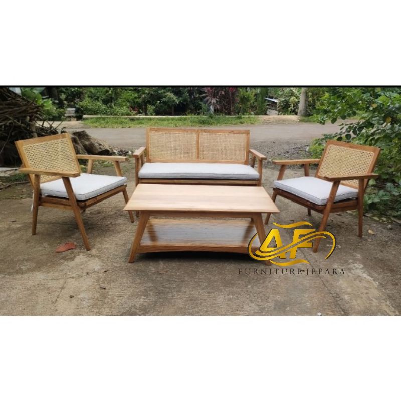 kursi tamu jengki/kursi tamu rotan/kursi tamu minimalis kayu jati/kursi tamu kekinian