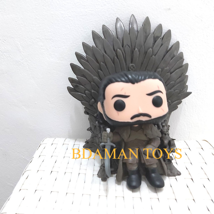 Funko Pop Game of Thrones Jon Snow Sitting on Iron Throne