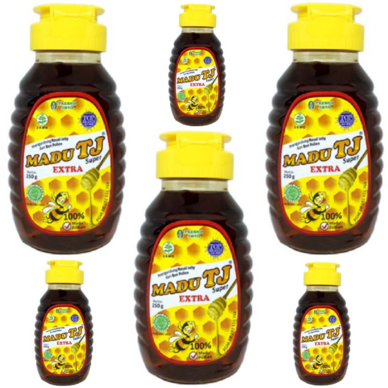 

Madu TJ Extra / Madu TJ Super / Vitamin / Daya Tahan Tubuh / Makanan Sehat Botol 250 Gr