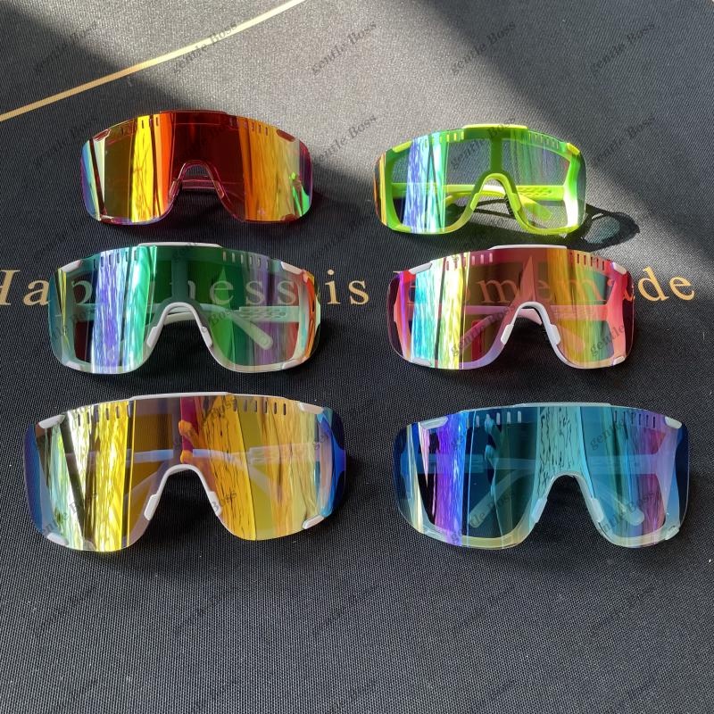 Kacamata Hitam UV400 Dengan Frame Oversize Untuk Sepeda Gunung / Olahraga / Memancing