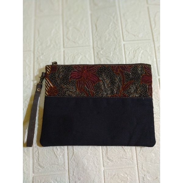 pouch batik kanvas..