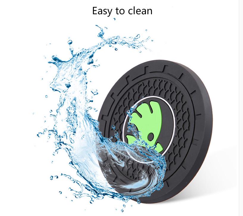 2 buah/set Rubber Car Anti Slip Mat Water Cup Bottle Holder Pads For Toyota Honda Nissan Mazda Mitsubishi Styling Accessories