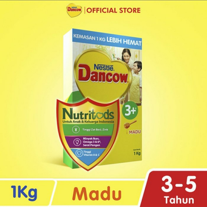 

Ee5041F10 Dancow 3+ Vanila/Madu 1Kg - Madu 6Gggdddv