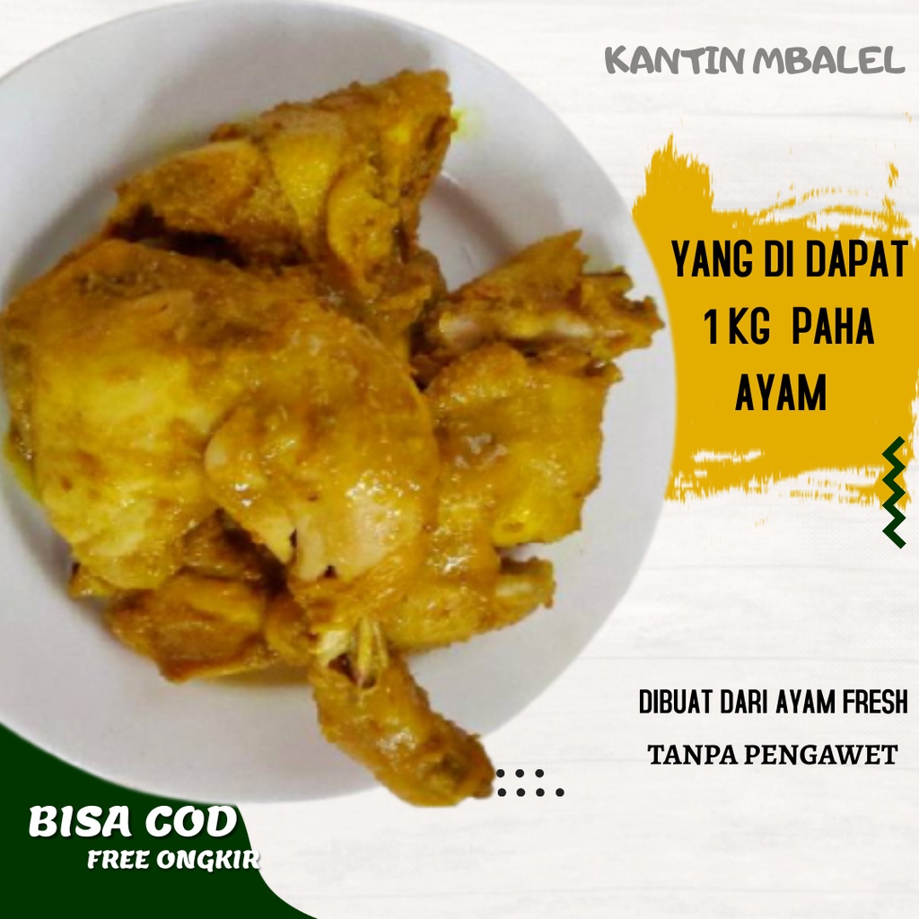 

AYAM PAHA KAMPUNG UNGKEP BUMBU KUNING KALASAN