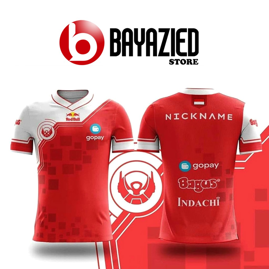 Jersey game Bigetron free fire baju kaos ff pubg mlbb free nickname logo free ongkir via shopee pay