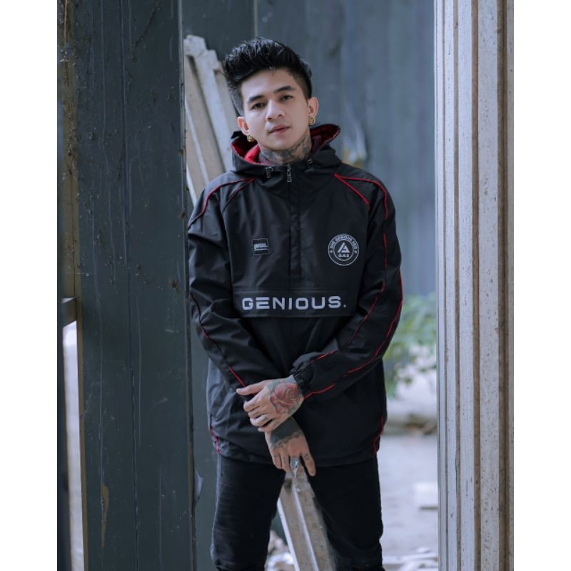 JAKET CAGOULE GENIUS-JAKET PRIA CAGOULE - CAGOULE GENIUS ORIGNAL - JAKET PRIA GENIUS - COD -