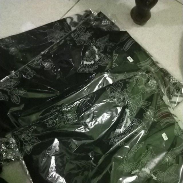 Asifa Batik Hrb026 Kenongo Kemeja Tosca Pendek Pekalongan Padi M L Xl Sogan Tulis Halus Kemeja Batik