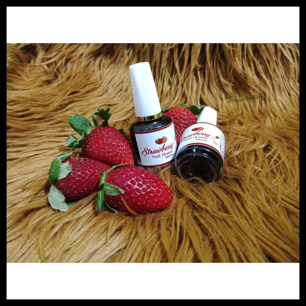 Murah Cat Kuku Henna Strawbery Nail Henna Shopee Indonesia