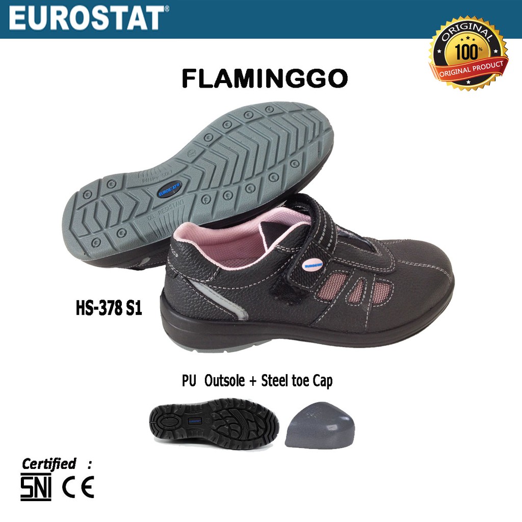  Sepatu  Wanita Safety  Shoes Original EUROSTAT Flaminggo 