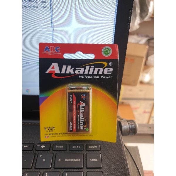batu baterai ABC Alkaline 9volt batrai kotak batrai abc alkaline 9v