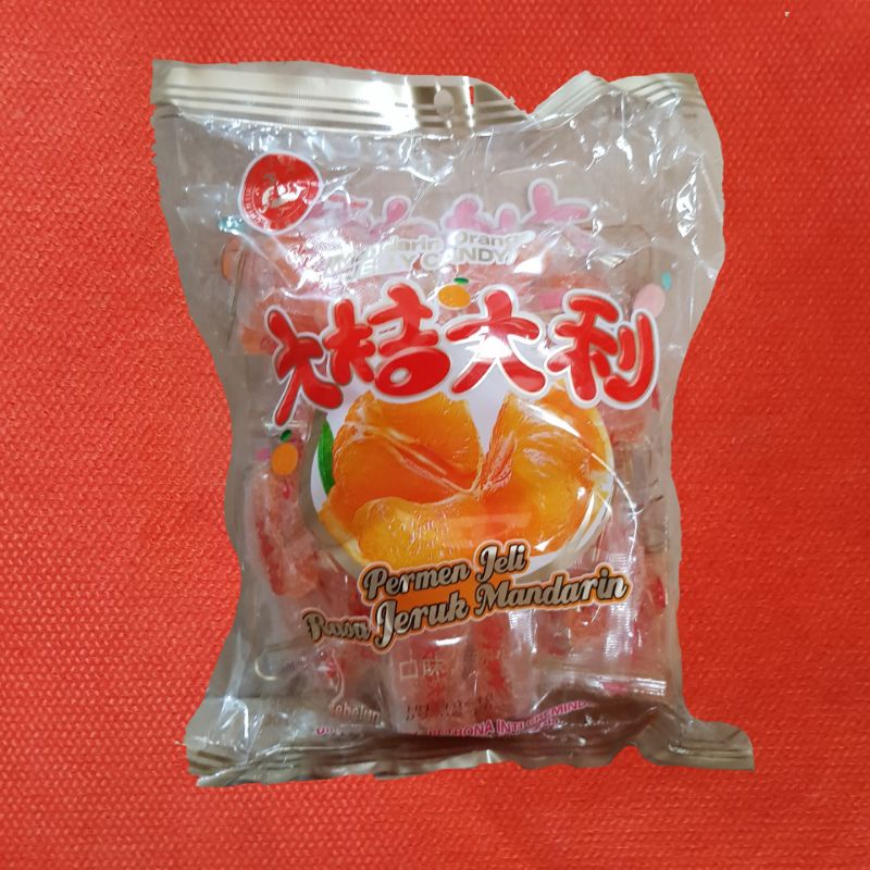 

Permen Jelly Jeruk 500gr Permen Jeli rasa Jeruk Mandarin , mandarin orange candy / permen imlek , lebaran