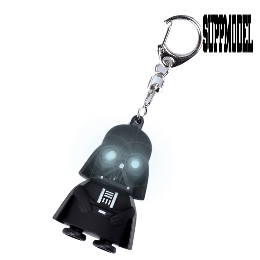 Suppmodel Gantungan Kunci Star Wars Darth Vader Dengan Lampu LED + Suara