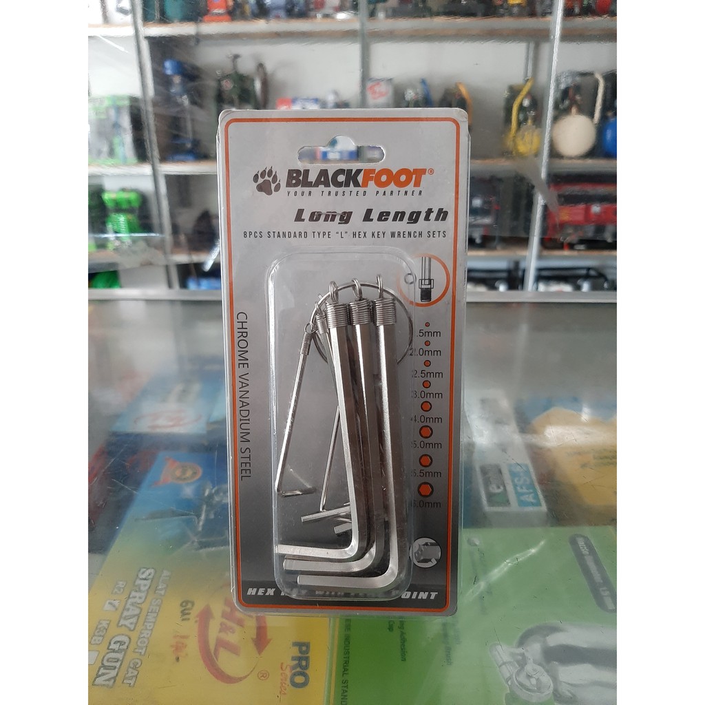Kunci L Set 8 Pcs BlackFoot