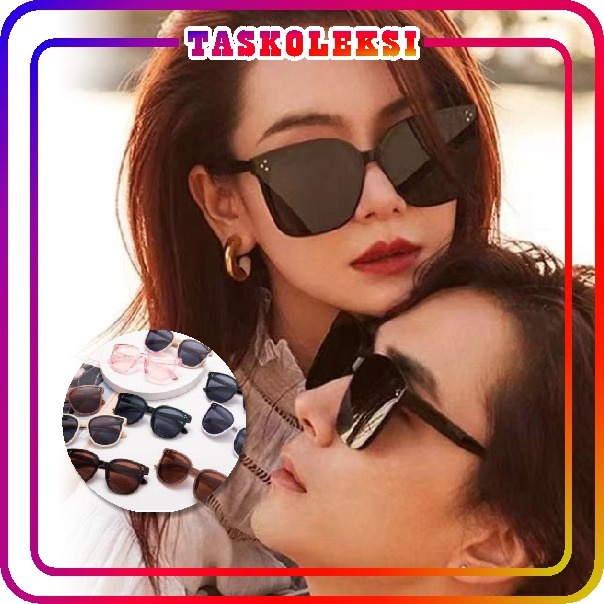 ☛TK☚ R297 Kacamata Wanita Pria Optik Anti Sunglass Dengan Fashion Sunglasses Eyewear KUV