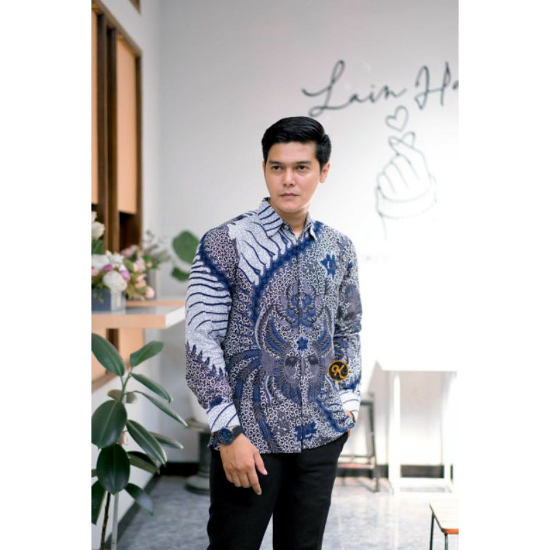 KEMEJA BATIK PRIA LENGAN PANJANG SERAGAM BATIK SERAGAM KANTOR SERAGAM KERJA