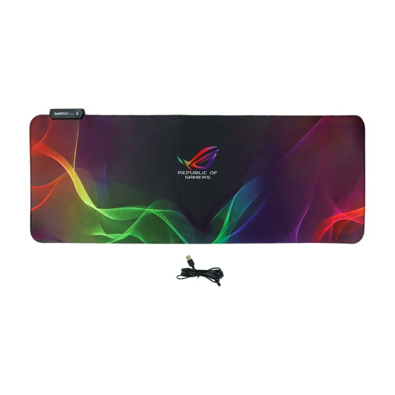 Asus Rog Gaming Mouse Pad Illuminated LED RGB TaffGo 800x300mm GMS-WT5