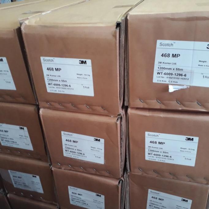 

3M Double Tape 468Mp,Size:150Mm X 55Mtr Korea Kode 1179