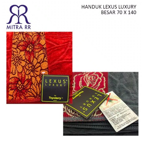 Handuk Lexus Luxury Ukuran Besar  70 x 140 cm / Ukuran Jumbo 90 x 150 cm Handuk Mewah Tebal Ukuran Besar dan Jumbo Toyoterry