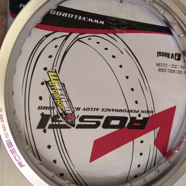 VELG ROSSI 185 SILVER RING 17